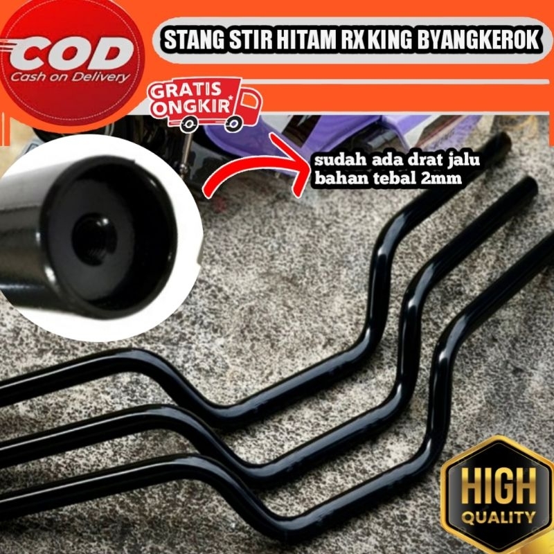 Stang hitam rx king byangkerok Stang rx king hitam