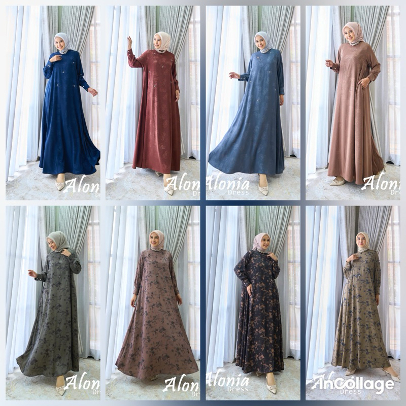 ALONIA DRESS GAMIS MAREVI ORIGINAL TERBARU