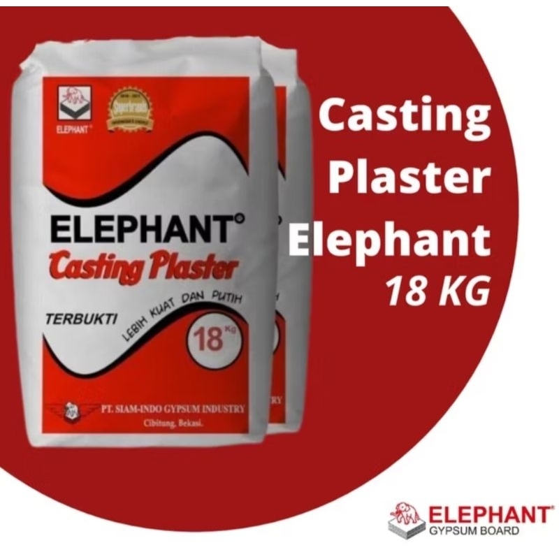 gypsum/gipsum/casting elephant @18 kg