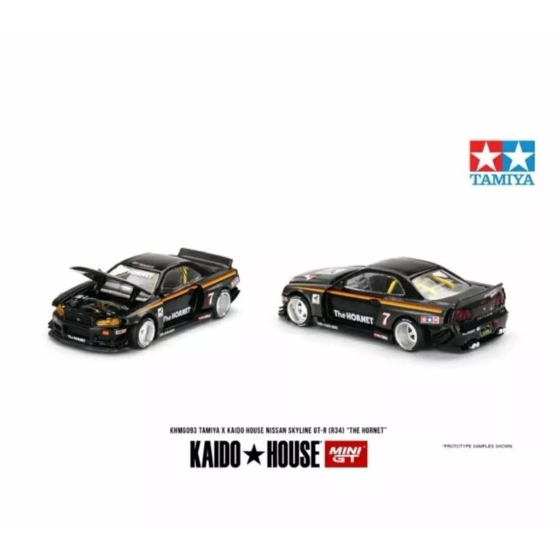 Mini GT Kaido House Nissan Skyline GT-R R34 The Hornet Tamiya