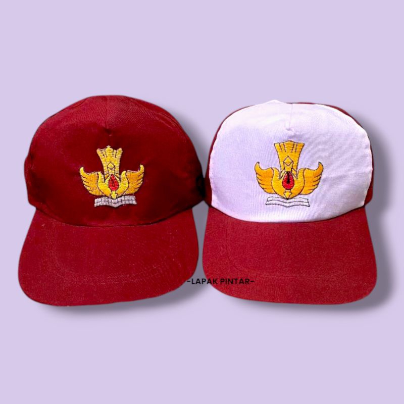 Topi Sekolah Anak SD Topi Sekolah SD Merah Topi Sekolah SD Putih Merah