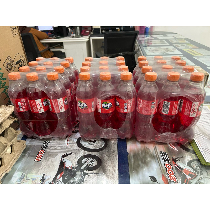 

Fanta isi 12 botol 380ml exp date februari 2025