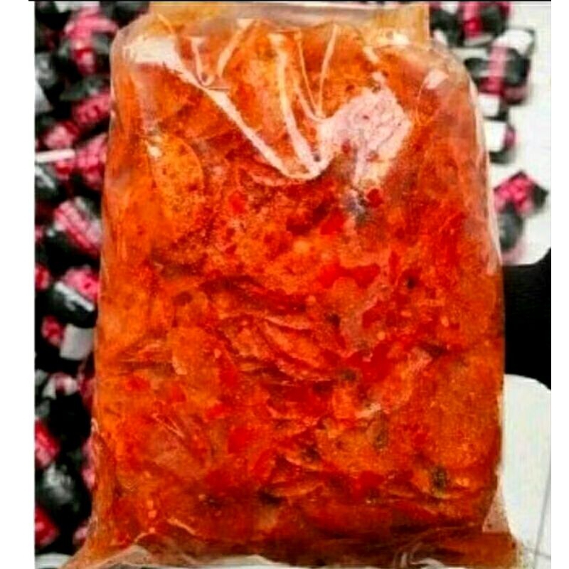 

kripca keripik kaca pedas daun jeruk keripca keriuk renyah isi 1kg