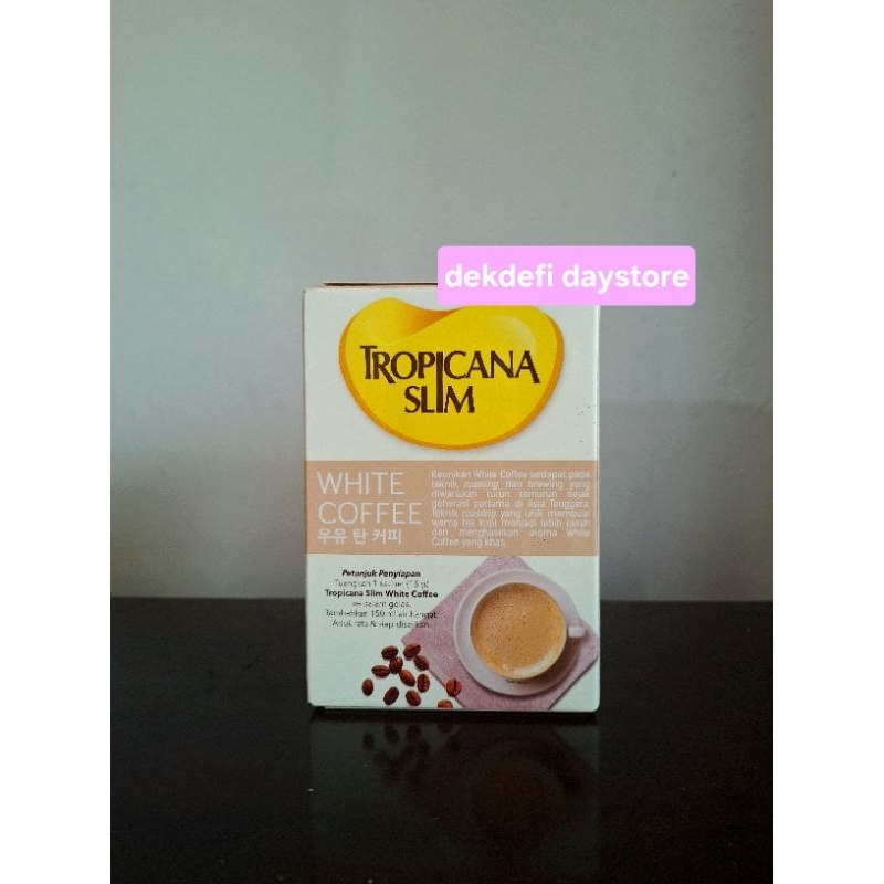 

tropicana slim white coffee