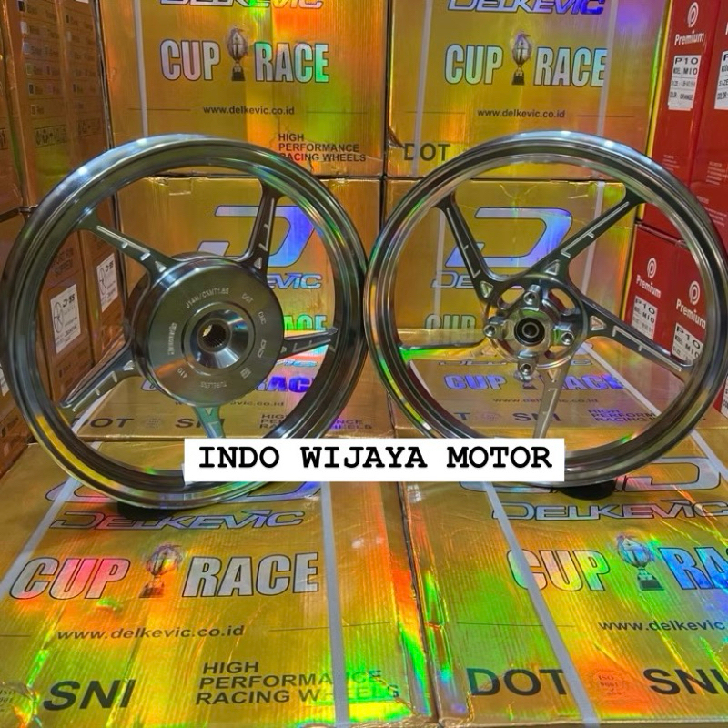 Velg Racing Delkevic MOZ 5 Star DND VARIO 125 / 150 ring14 Vario110 beat Scoopy VELG DELKEVIC MOZ 5 