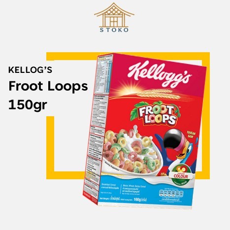 

Kellogg's Froot Loops 150gr – Sereal Warna-Warni dengan Rasa Buah yang Lezat