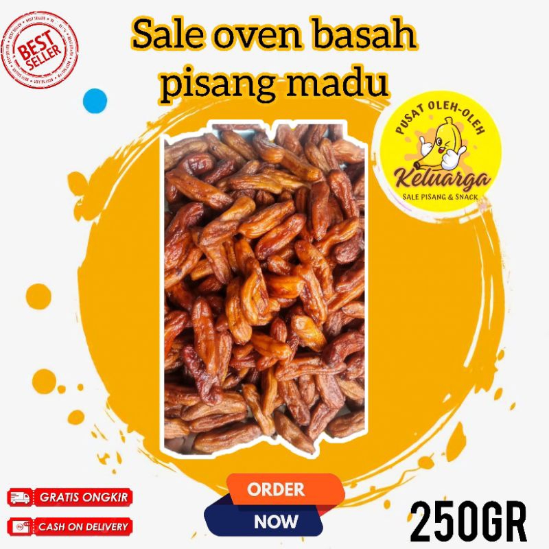 

Sale pisang madu basah oven kukus 250gr lembut