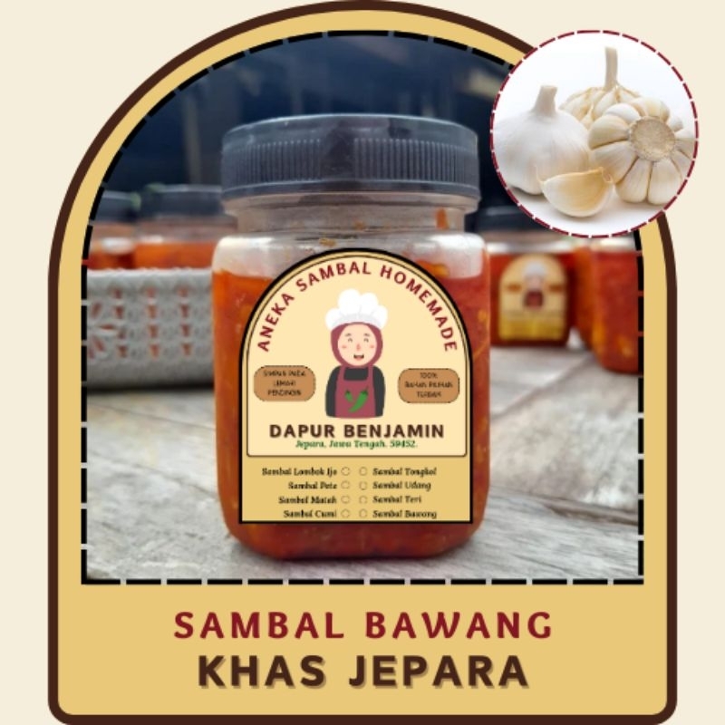 

SAMBAL BAWANG KHAS JEPARA 150 GRAM