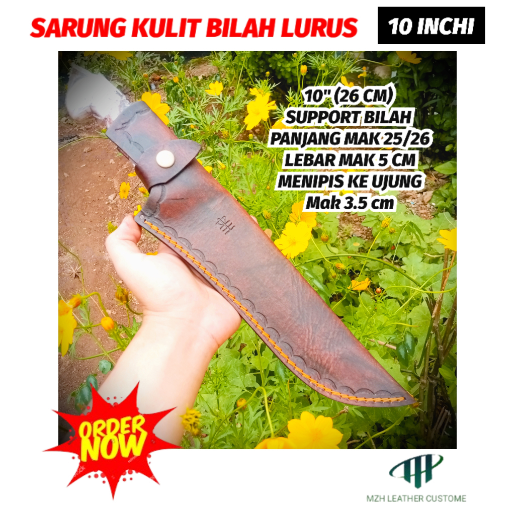 sarung pisau tramontina passador sarung pisau kulit asli 26 cm 10 inchi