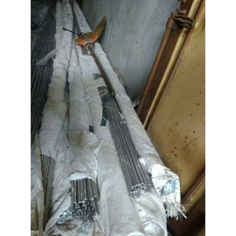 As aluminium 6mm/as bulat round bar aluminium panjang 100cm/1m