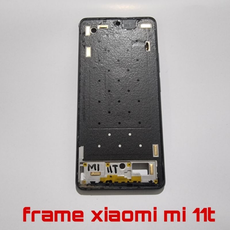 FRAME LCD DUDUKAN LCD SIDIK JARI FINGERPRINT XIAOMI MI 11T ORI COPOTAN NORMAL