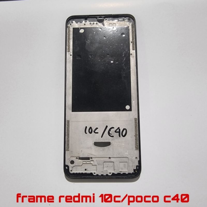 FRAME LCD DUDUKAN LCD REDMI 10C/POCO C40 ORI COPOTAN NORMAL