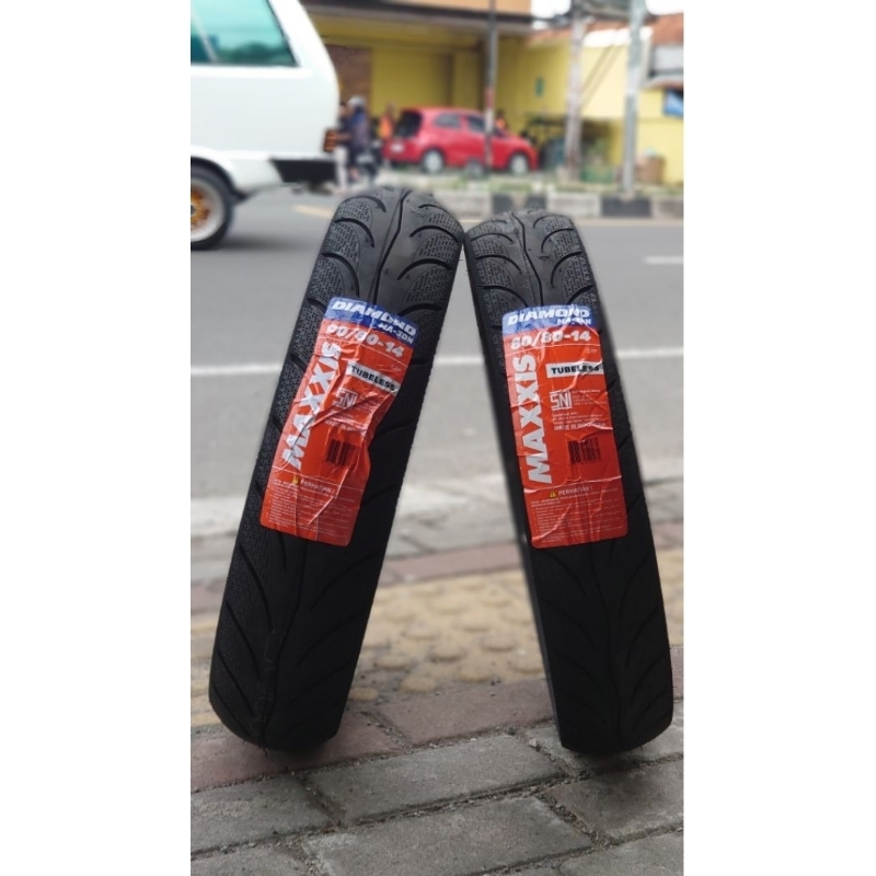 Ban Maxxis Diamond 90 80 14 Tubeless 80 80 14 Tubeless