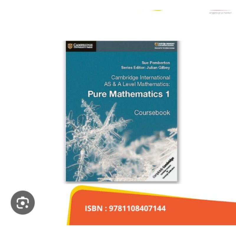 Cambridge International AS/A Level Mathematics Pure Mathematics 1 Coursebook
