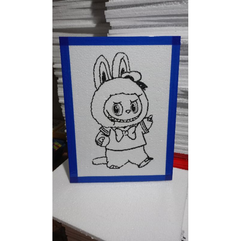 

melukis sterefoam uk 33cm x 40cm isi 20gambar