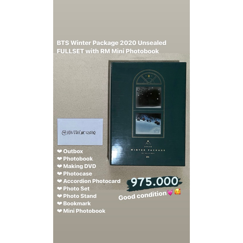 Preloved - Winter Package BTS 2020 Official