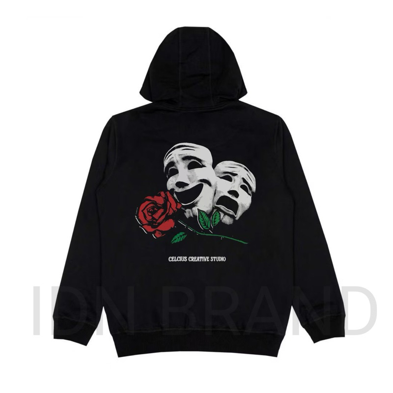 Celcius Hoodie Black Mask Flow Sweater