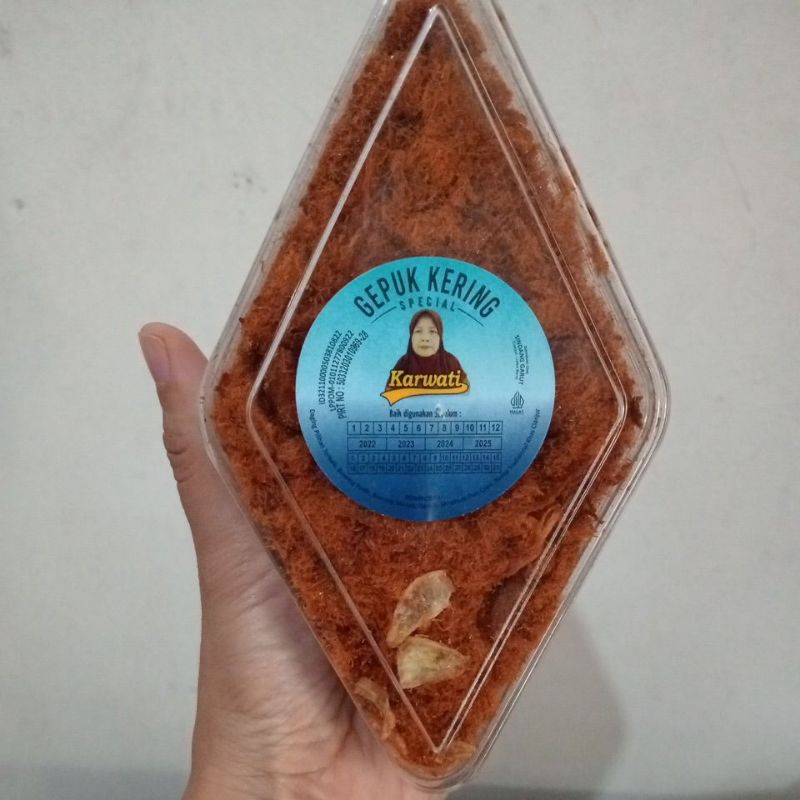 

gepuk kering special Karwati