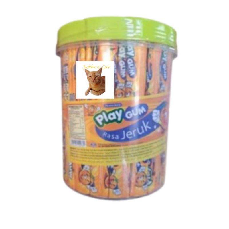 

Playgum toples/ permen karet rasa buah isi 220pcs