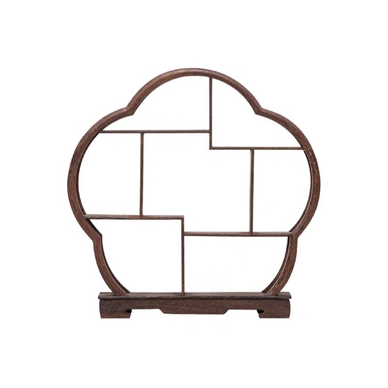 rak kayu oriental rak pajangan miniatur rak dekorasi