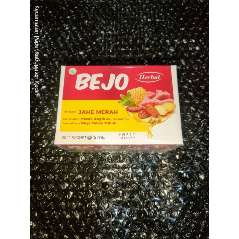 

Bejo Jahe Merah 1 box isi 12 saset