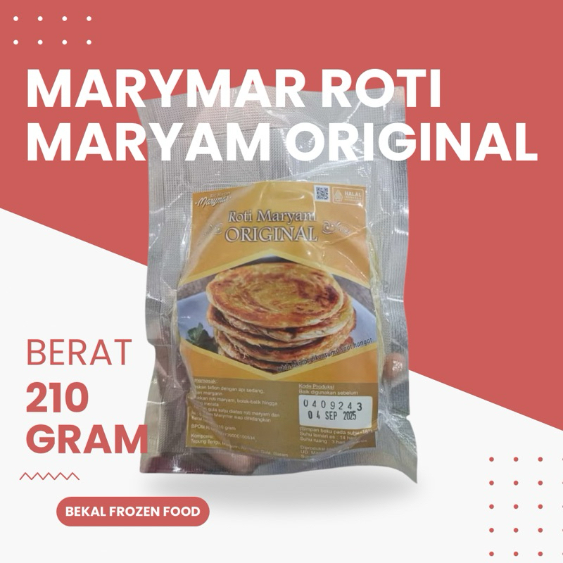 

Marymar Roti Maryam Original / Keju / Coklat isi 5 pcs