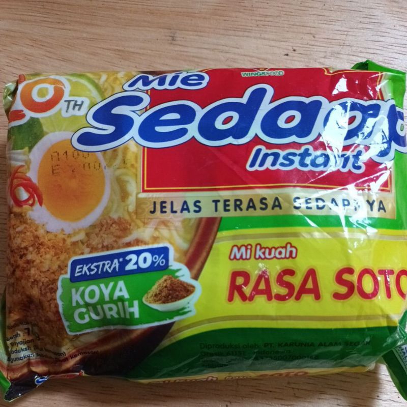 

mie SEDAAP kuah rasa soto