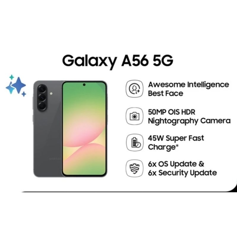 Samsung A56 5G ram 8/256 12/256 GB Garansi