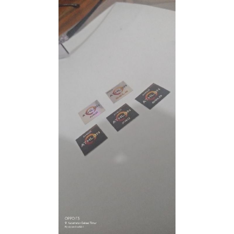

stiker amd athlon all series hologram 2025