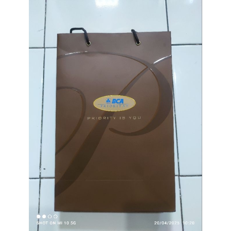 TAS BCA PRIORITAS, PAPER BAG BCA PRIORITAS, TAS GIFT, TAS HAMPERS