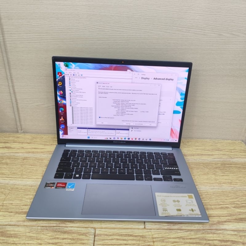 Laptop Second Asus VivoBook M3400QA AMD Ryzen 5 5600H Ram 8gb Ssd 512gb OLED