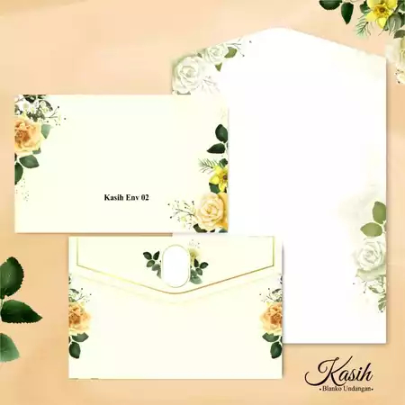 BLANKO KASIH ENVELOPE 02 - BLANKO UNDANGAN KOSONGAN