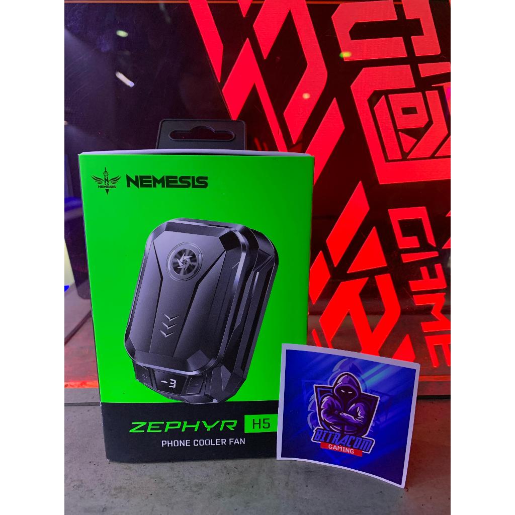 Gaming Phone Fan Smartphone Cooler NYK - H5 Zephyr - Phone Cooler Fan Pendingin HP Thermoelectric Re