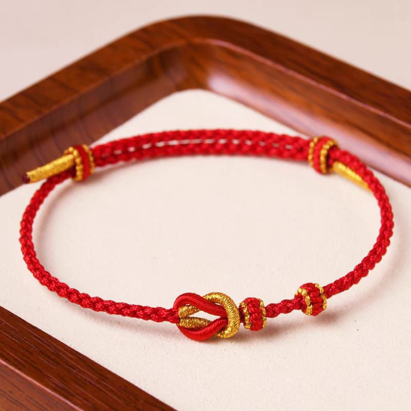 GelangDB | Gelang Tibet Handmade Gelang Charm Hongkong Gelang tali serut Merah Gelang Rajut Hadiah U