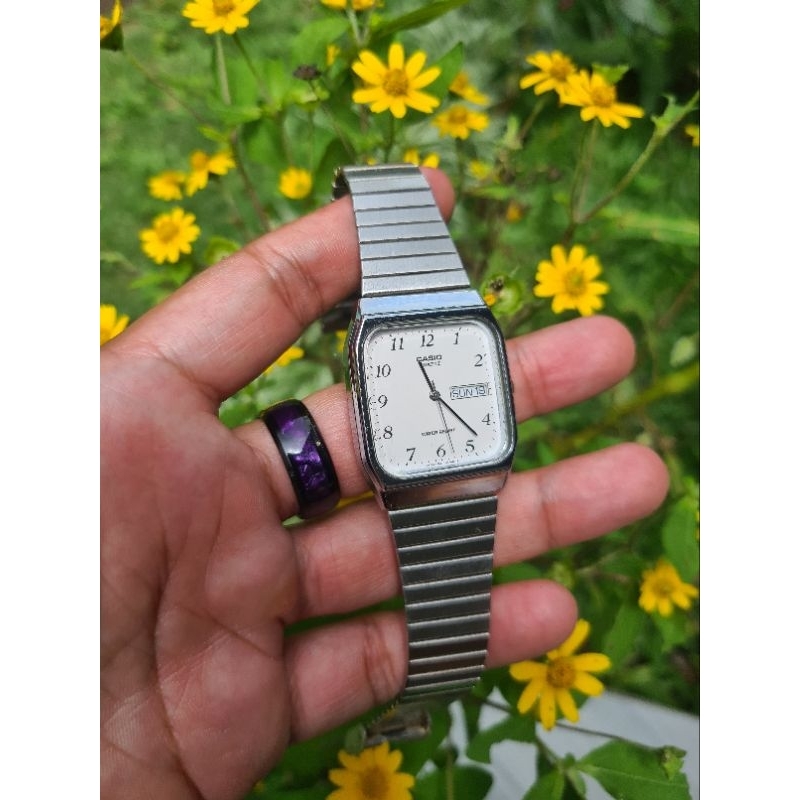 jam tangan casio MQ-518 tank vintage rare item original