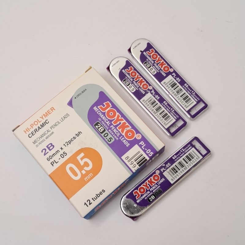 

refill pensil joyco mechanical lead 2B 0.5mm isi ulang satuan