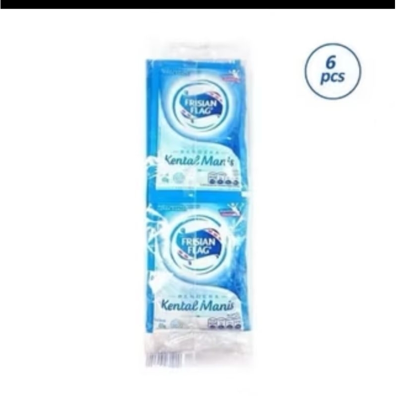 

Frisian Flag Susu Bendera 6 pcs Frisian Flag Susu kental manis
