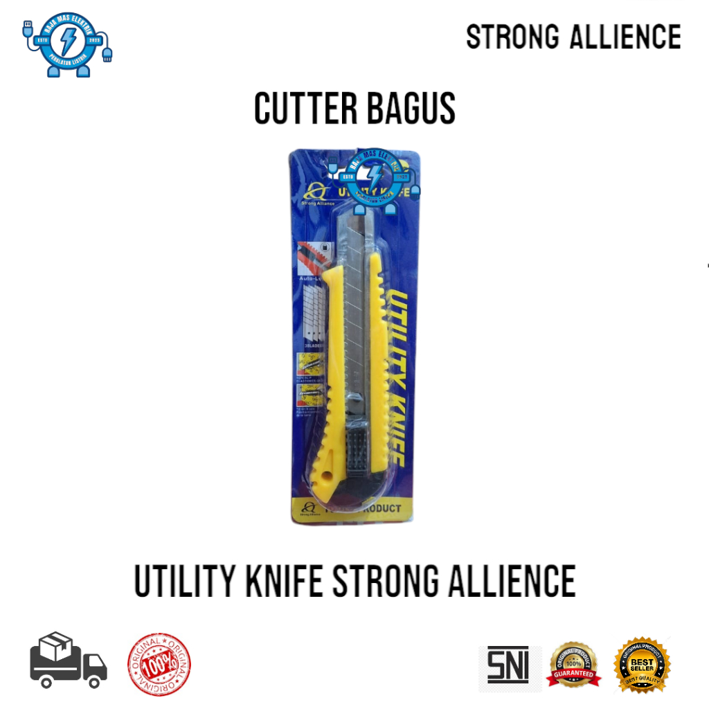 

CUTTER BAGUS/UTILIITY KNIFE STRONG ALLIENCE