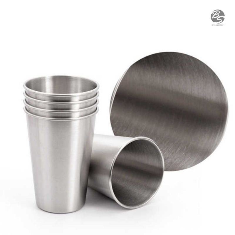 Gelas Cangkir Korea Stainless Anti Karat 280ml / Gelas Stainless Korea / Mug Stainless