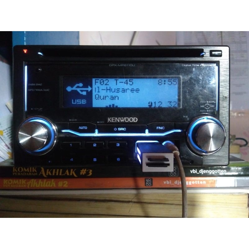 Head Unit Kenwood DPX MP6110U Audio Amplifier Mobil