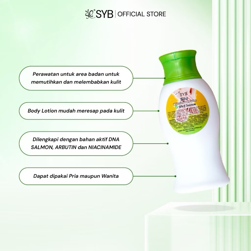 SYB Whitening Lotion BIBIT PEMUTIH SYB 100ml | Azzahra kosmetik