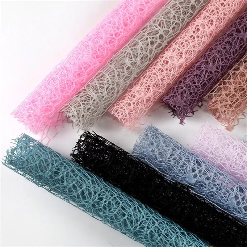 

KOREAN JARING LEMBARAN / SPIDER NET / POLYNET / KOREAN JACQUARD / FLOWER WRAPPING