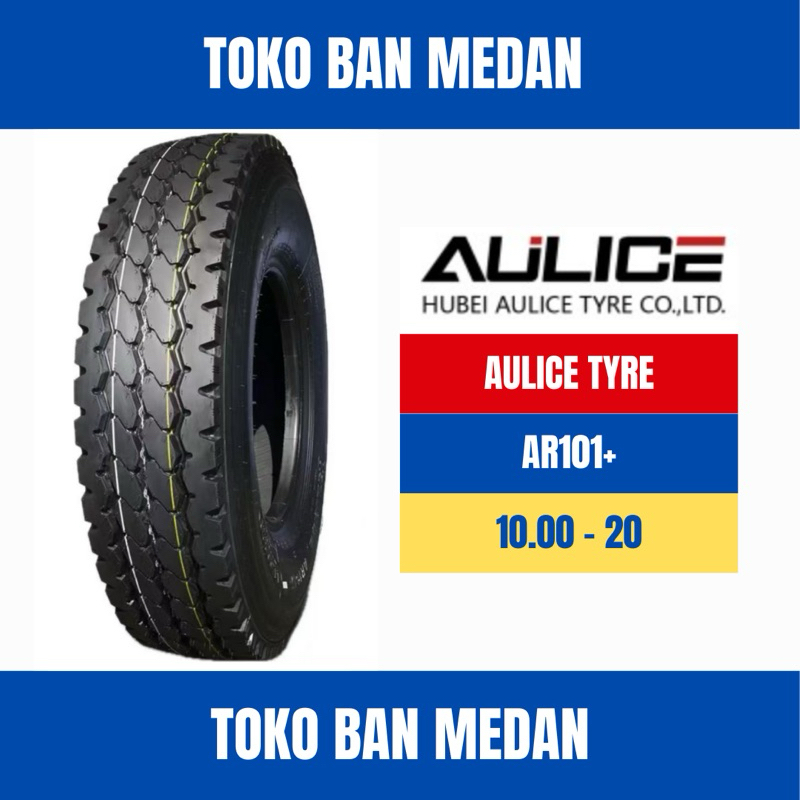 BAN TRUK AULICE AR101+ 1000 R20 20 KAWAT 18PR ( KOMPLIT BAN DALAM DAN SELENDANG )