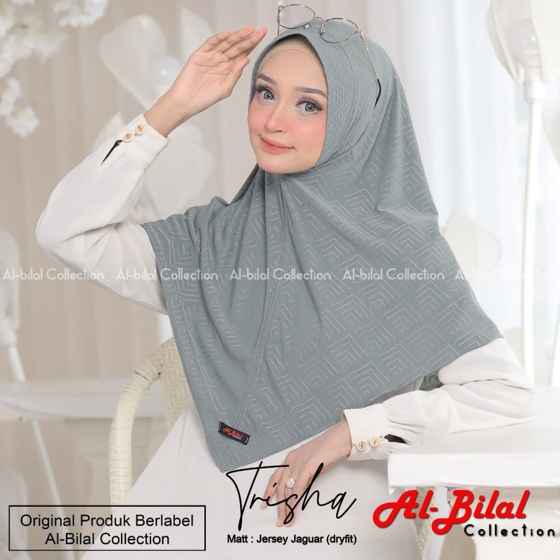 HIJAB AL BILAL TRISA//HIJAB INSTAN MOTIF//HIJAB MOTIF INSTAN
