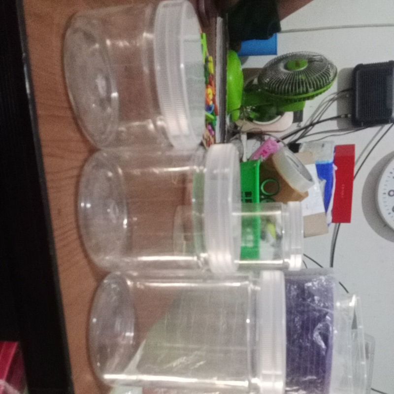 Toples tabung jar plastik/Toples tutup drat/ Toples Putar