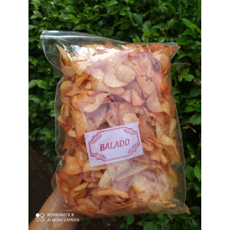 

Keripik Singkong rasa Balado Kering 500gr