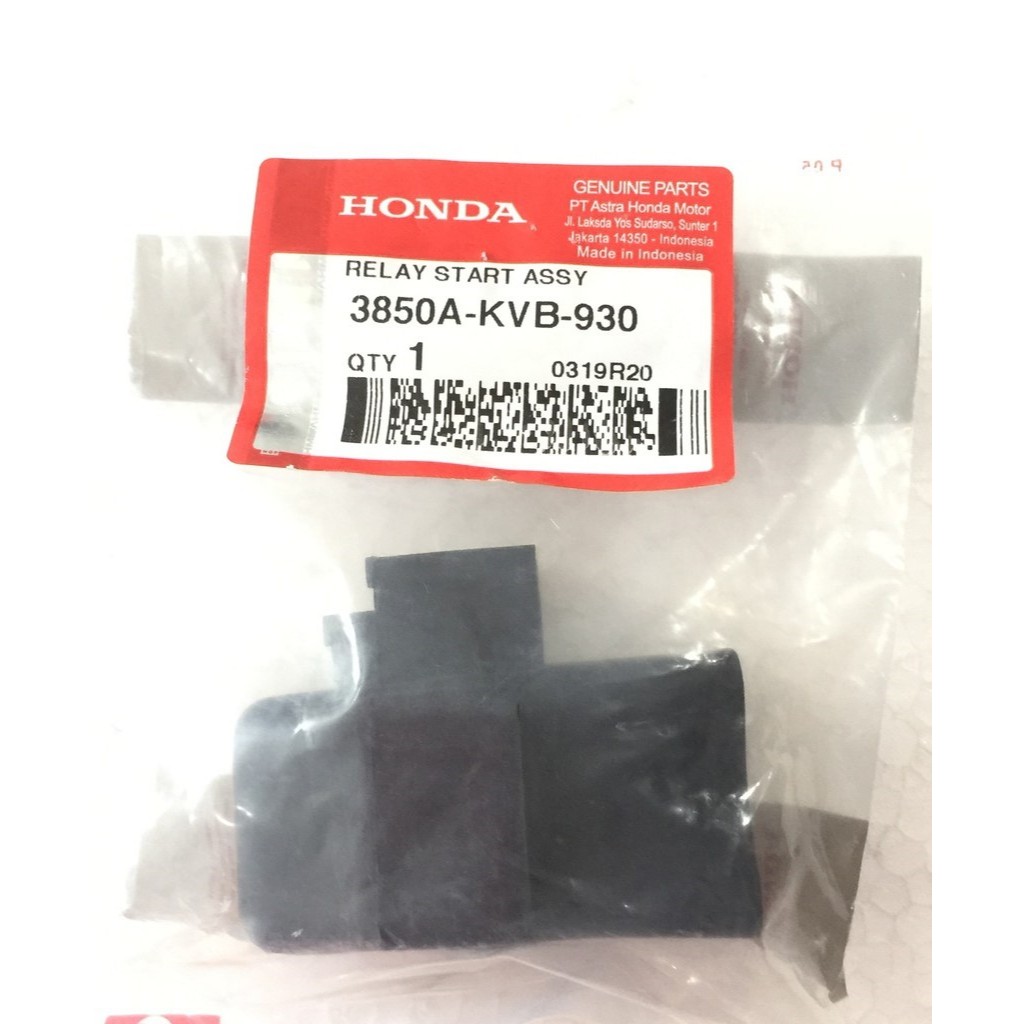 Switch Assy Stater (Bendik, Relay Stater) Honda Vario 110 Karbu ORI HONDA 3850AKVB930