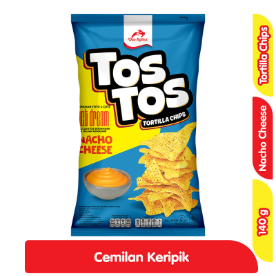 

Tos Tos Keripik Tortilla Nacho Cheese 140 g