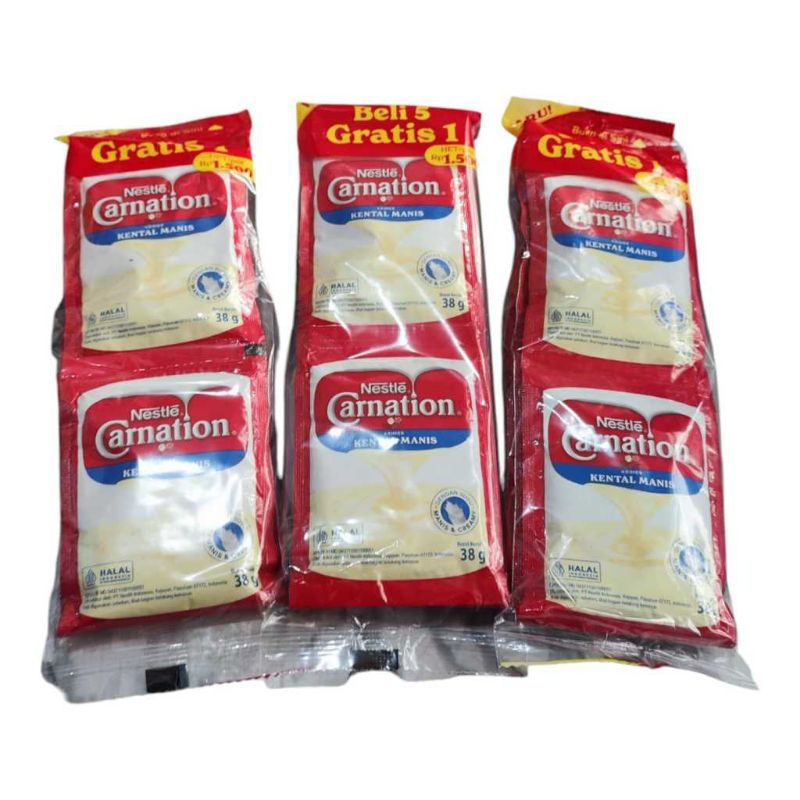 

Nestle Carnation Susu Kental Manis 6 Sachet