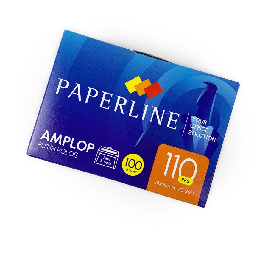 

Amplop Putih Polos Ukuran 114x162mm 110PPS PAPERLINE